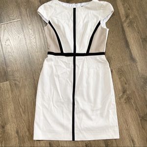 Tahari Arthur Levine white dress